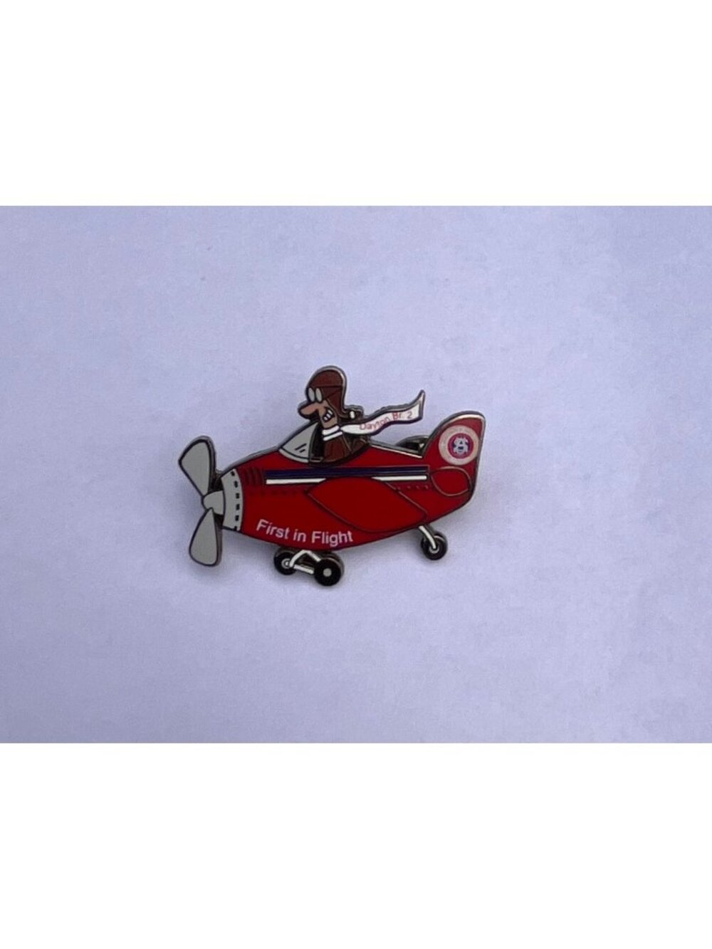 Vintage Dayton Branch 2 First in Flight Airplane Enamel Lapel Pin NAPS Postal Su